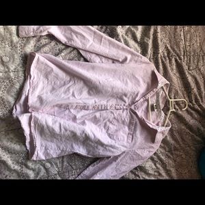 Pink button-up